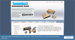 Desktop Screenshot of dataforth.de